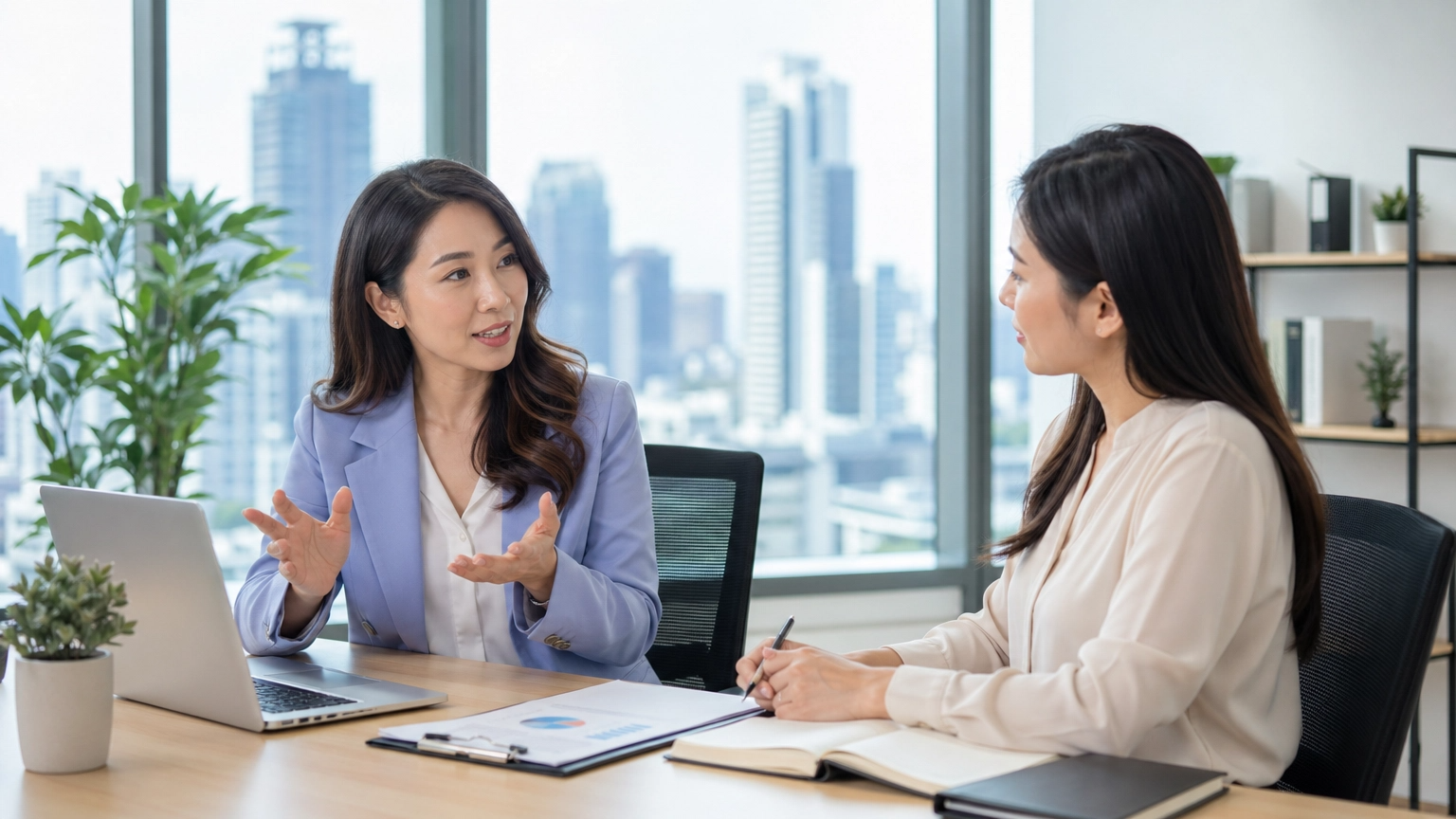 Career coaching session